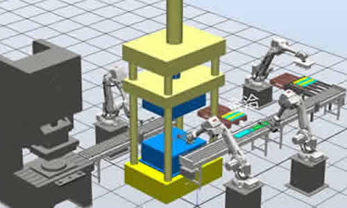 機(jī)器人沖壓自動(dòng)化產(chǎn)線(xiàn)案例